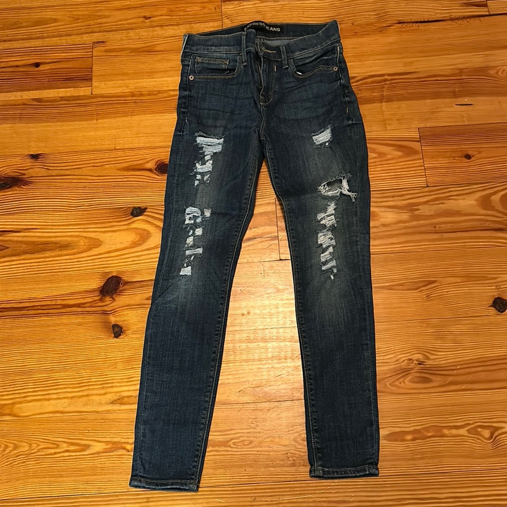 Express Like New Denim Legging